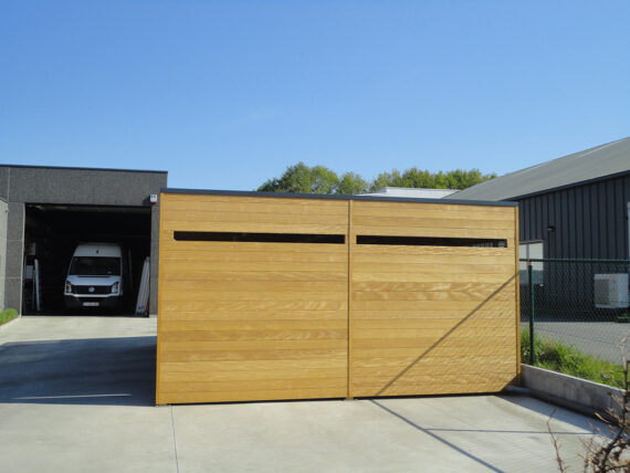 Beernem carport buitenschrijnwerk